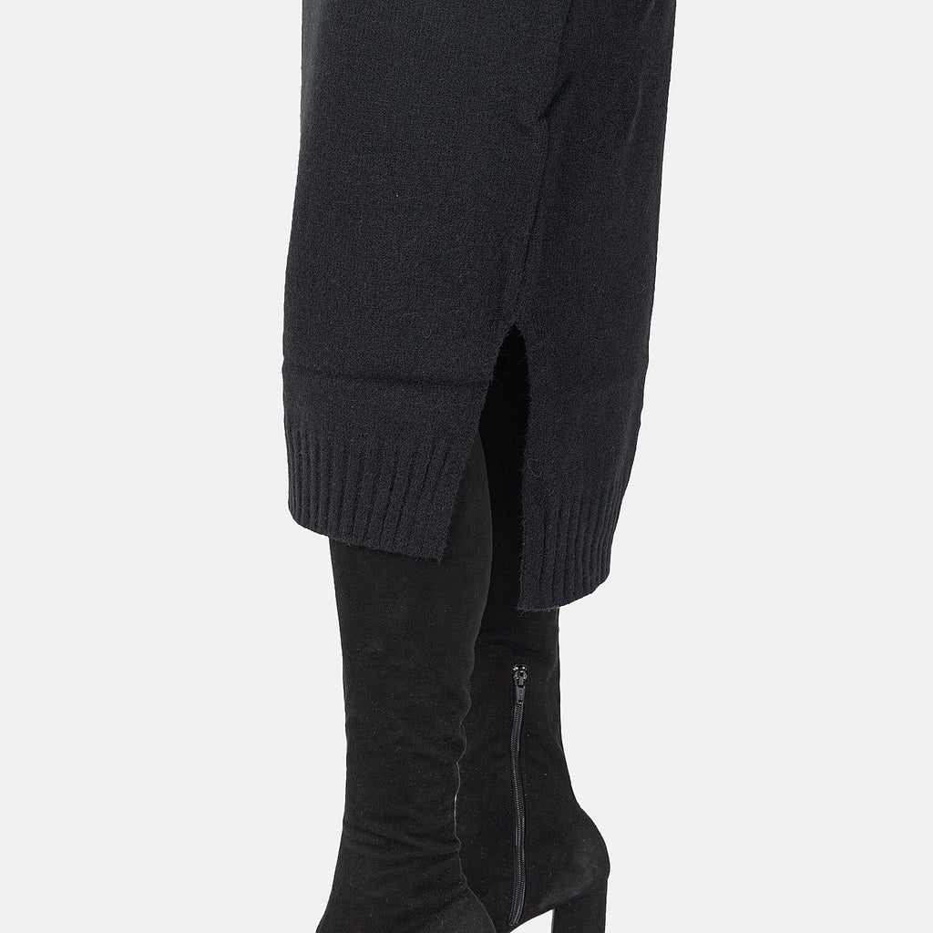Nova of London Polyester Knitted Dress (Size 1x1 cm) - Black