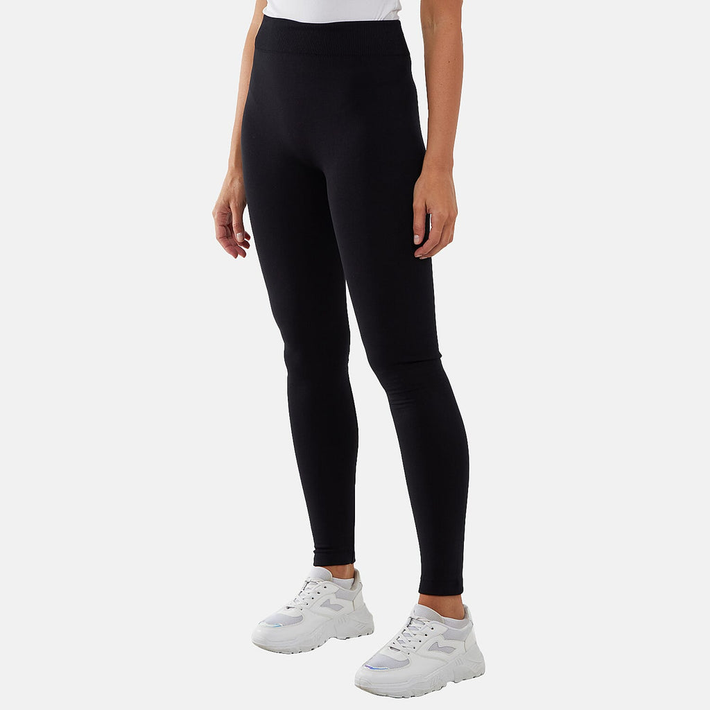 Nova of London - Full Range Fleece Lined Warm Leggings (Size 24-26) - Black