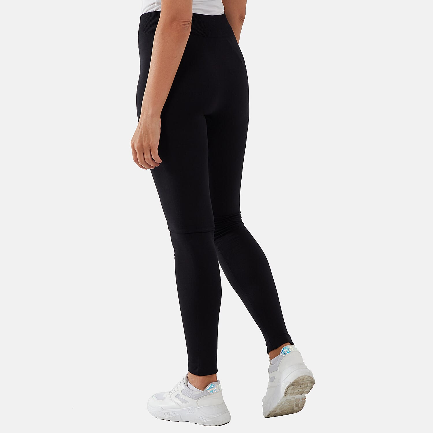 Nova of London - Full Range Fleece Lined Warm Leggings (Size 24-26) - Black