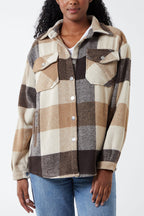 Nova of London Polyester Woven Jacket (Size 1x1 cm) - Brown