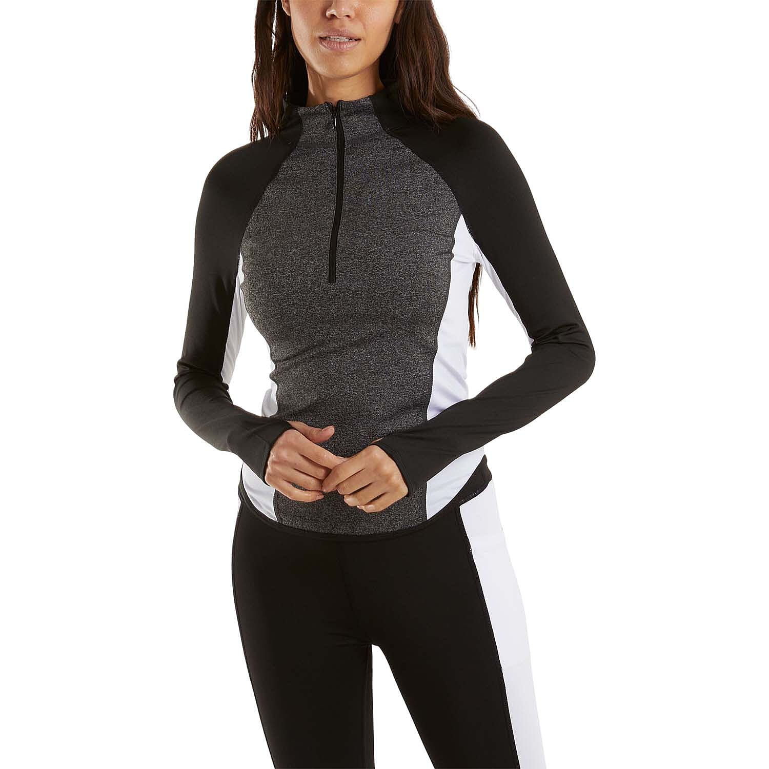 Nova of London Woven Top (Size - Large) - Grey