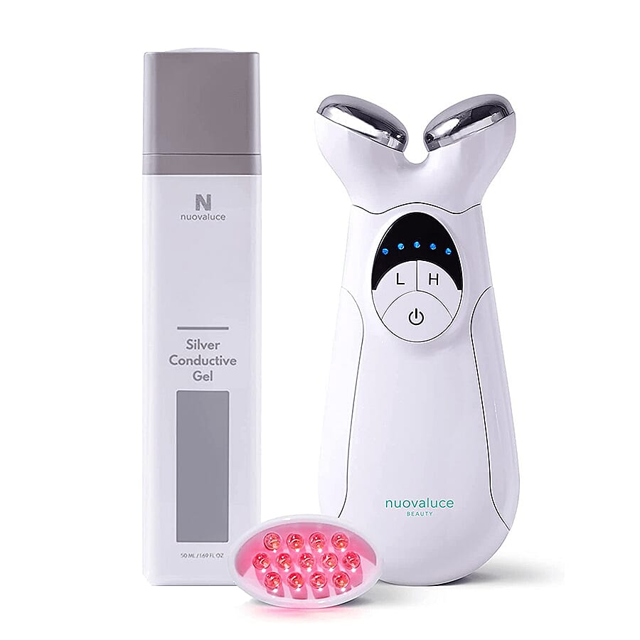 Nuovaluce Anti-Aging Device with Microcurrent and Red Light Therapy - Gel