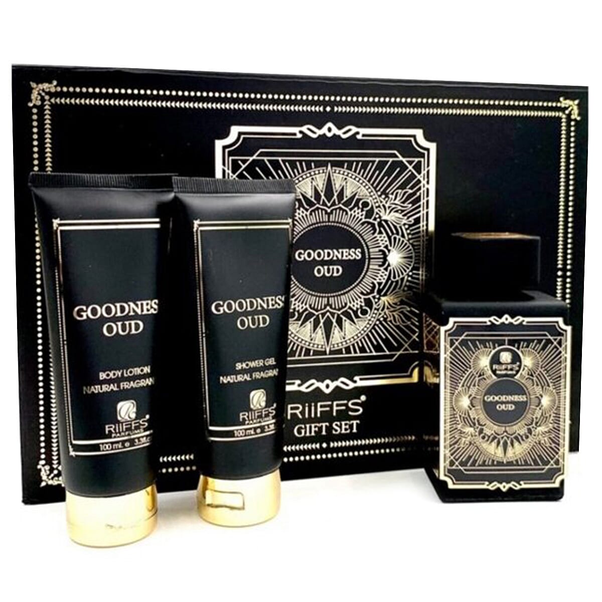Nusuk Riiffs Goodness Oud Gift Set (Includes 100ml Perfume