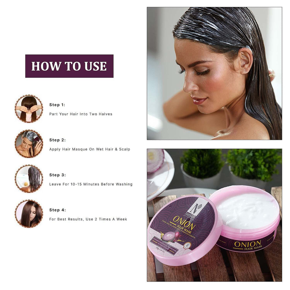 NutriGlow Naturals - Onion Hair Mask - 200g