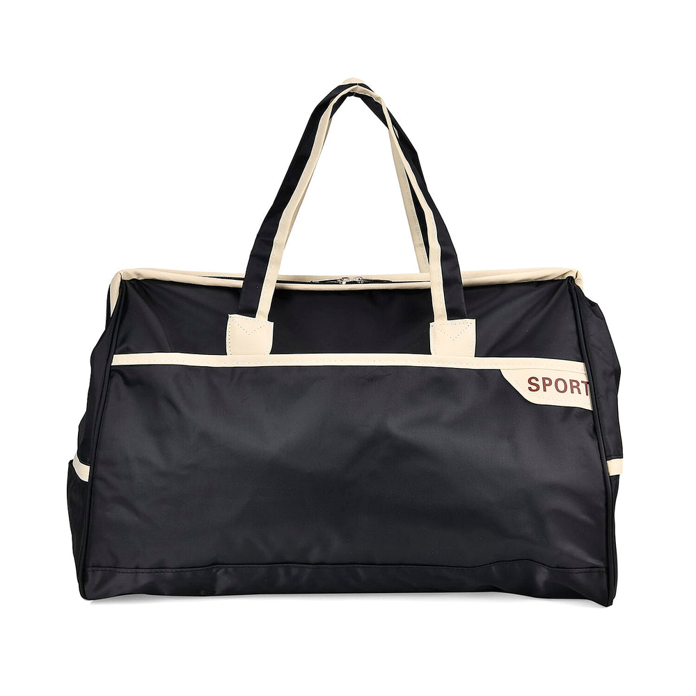 First Time Ever - Tamsy Travel Duffel Bag with Double Handle - Black