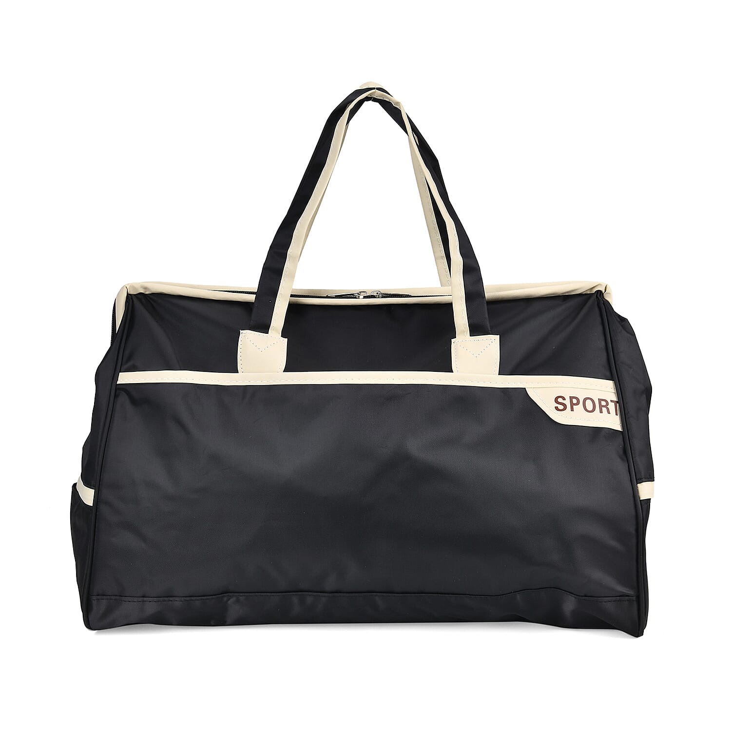 First Time Ever - Tamsy Travel Duffel Bag with Double Handle - Black