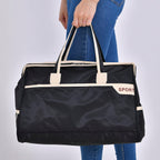 First Time Ever - Tamsy Travel Duffel Bag with Double Handle - Black