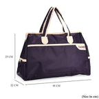 First Time Ever - Tamsy Travel Duffel Bag with Double Handle - Purple