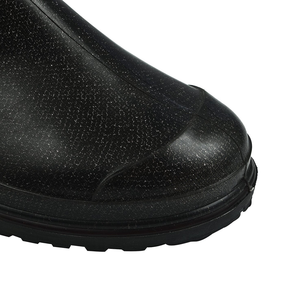 OLDCOM Accent Wellington Boots (Size 3-4) - Black