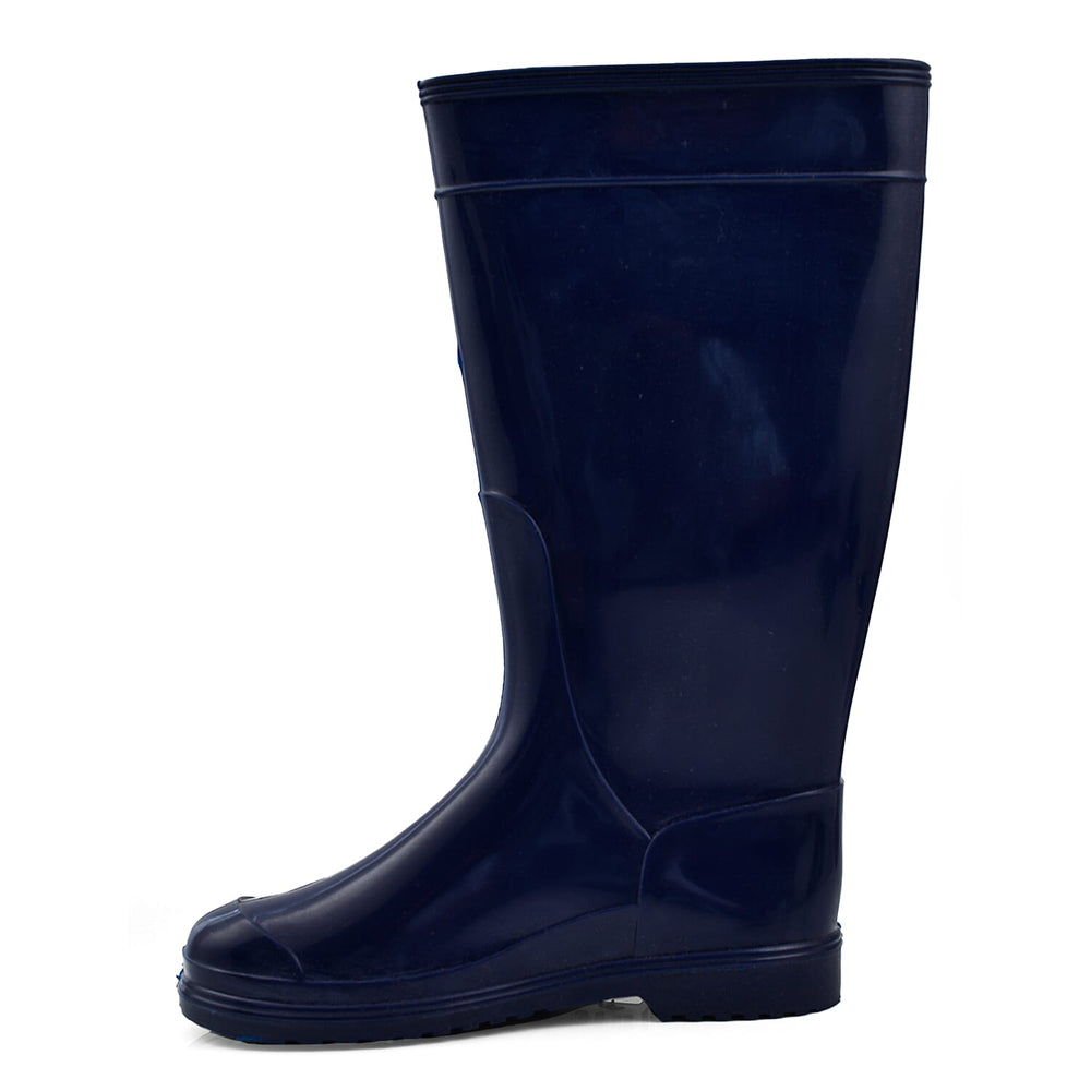 OLDCOM Accent Wellington Boots (Size 3-4) - Blue