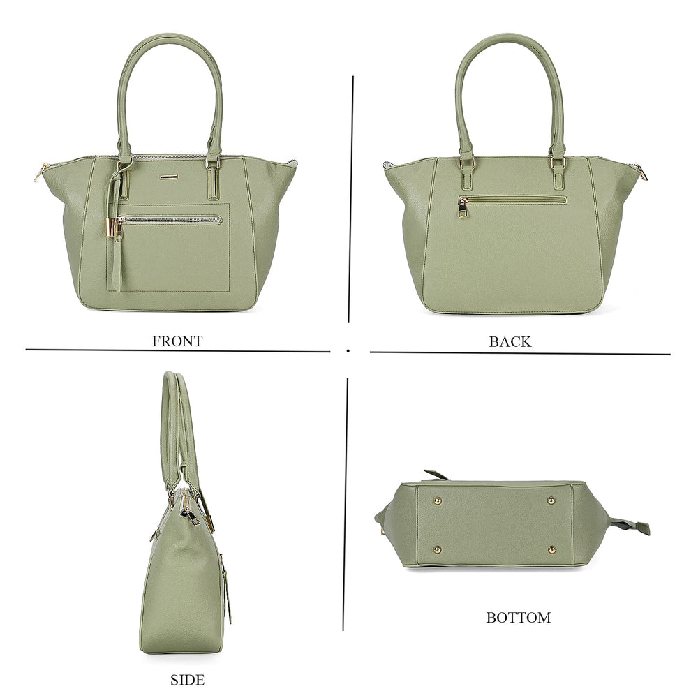 ONE TIME CLOSEOUT DEAL - Large Convertible Fully Lined Crossbody Bag  - Olive