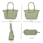 ONE TIME CLOSEOUT DEAL - Large Convertible Fully Lined Crossbody Bag  - Olive
