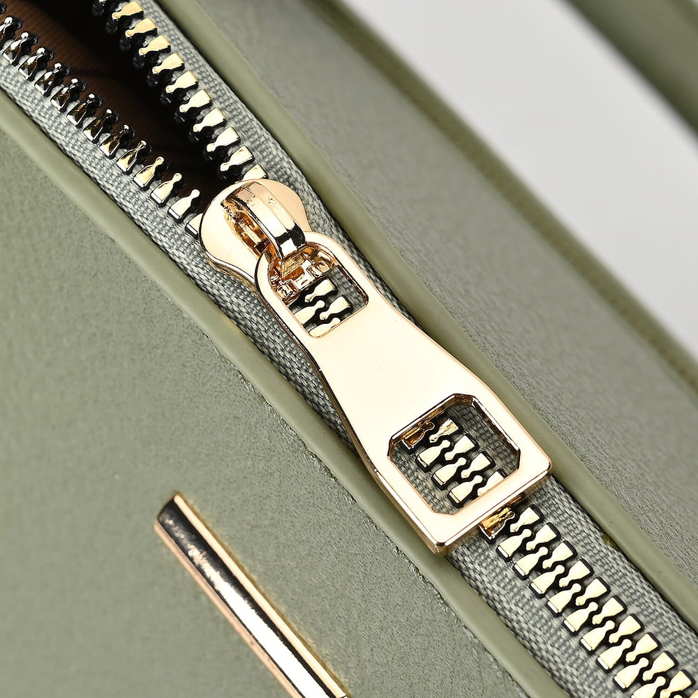 ONE TIME CLOSEOUT DEAL - Large Convertible Fully Lined Crossbody Bag  - Olive