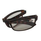 Oxford Foldable Tortoise Reading Glasses (-2.5 Focus) - Tortoise