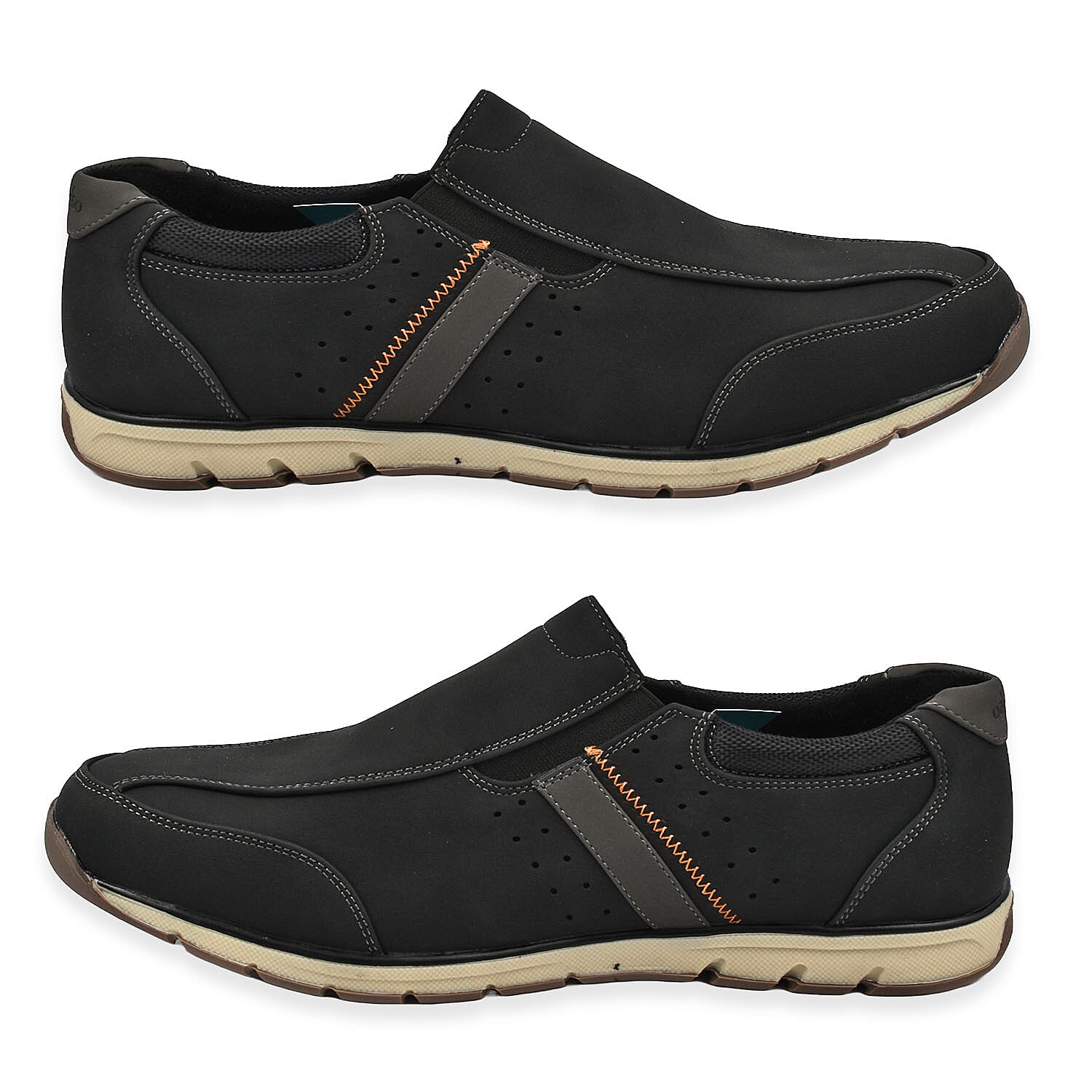 Oakenwood Premium Slip on Trainer (Size 7) - Black