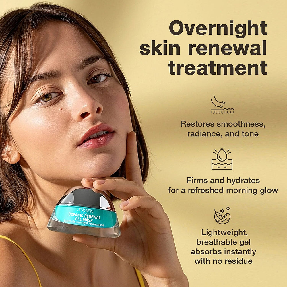 "Oceanic Renewal Overnight Gel Mask"