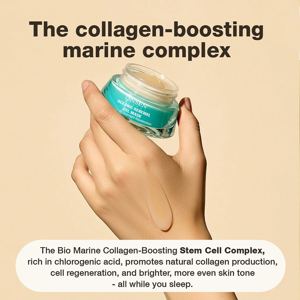 "Oceanic Renewal Overnight Gel Mask"