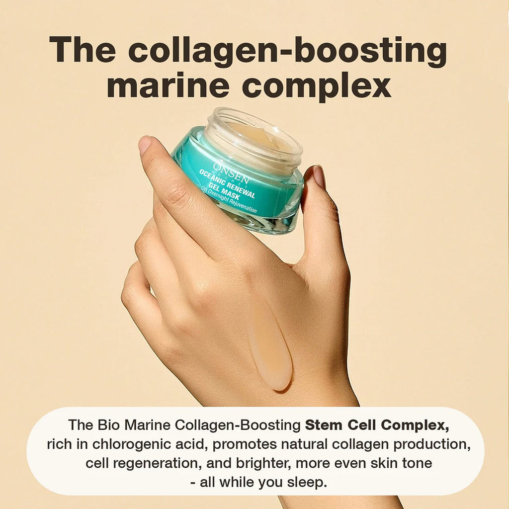 "Oceanic Renewal Overnight Gel Mask"