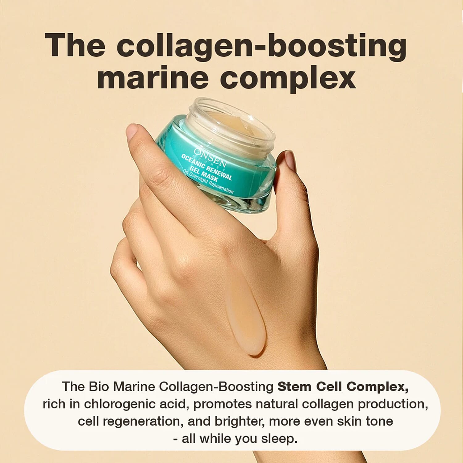 "Oceanic Renewal Overnight Gel Mask"