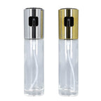 Set of 2 oil Dispenser With Anti-Skid Design Cap (100mlx2 ) - Gold - Silver