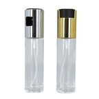 Set of 2 oil Dispenser With Anti-Skid Design Cap (100mlx2 ) - Gold - Silver