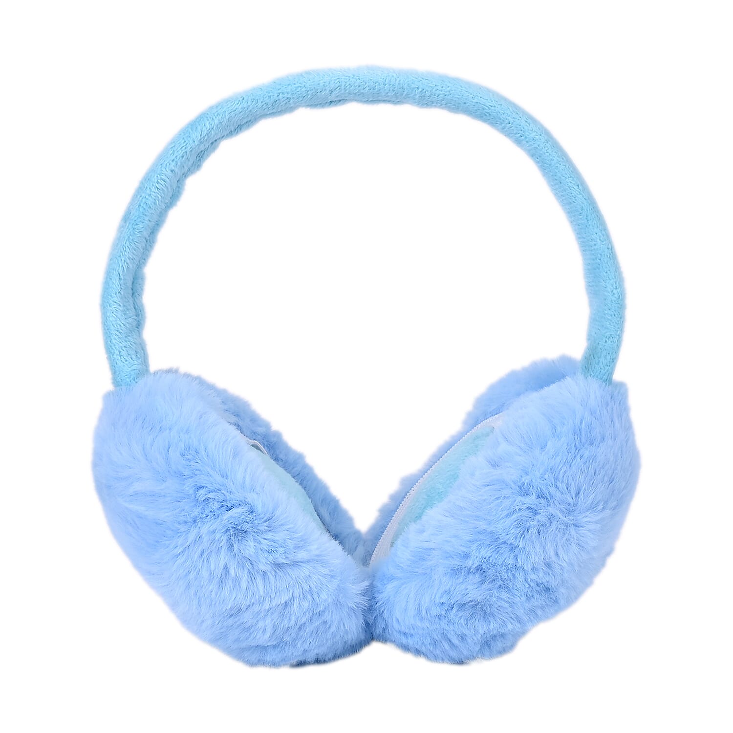 Plush Bluetooth Cushioned Headphone - Blue