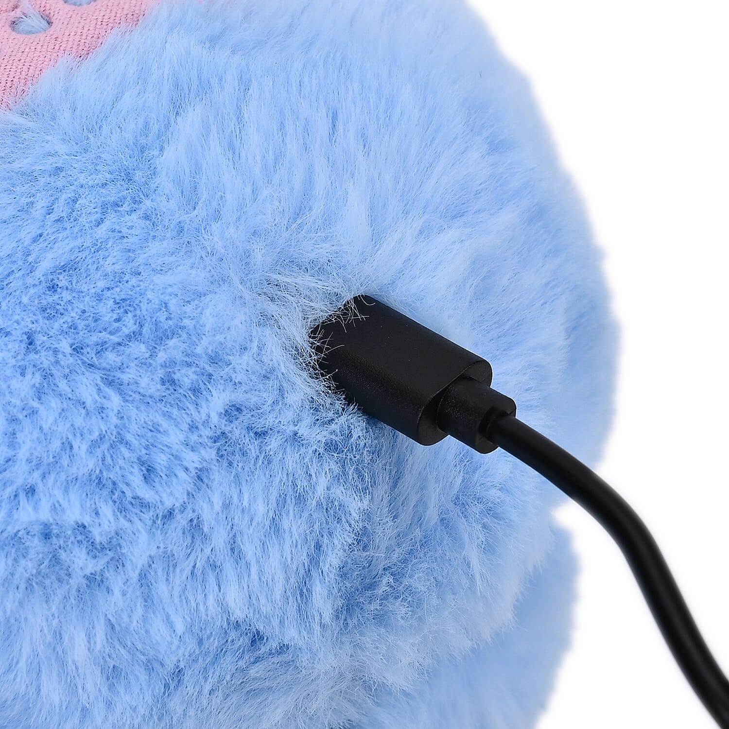 Plush Bluetooth Cushioned Headphone - Blue