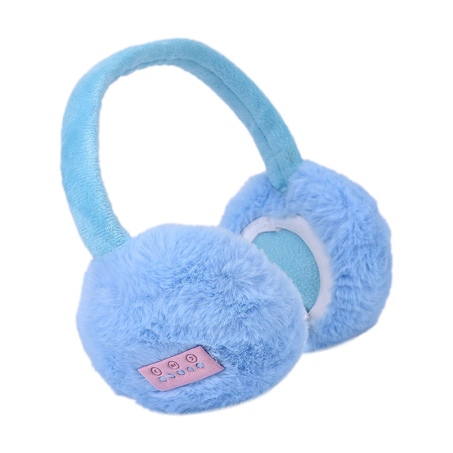 Plush Bluetooth Cushioned Headphone - Blue