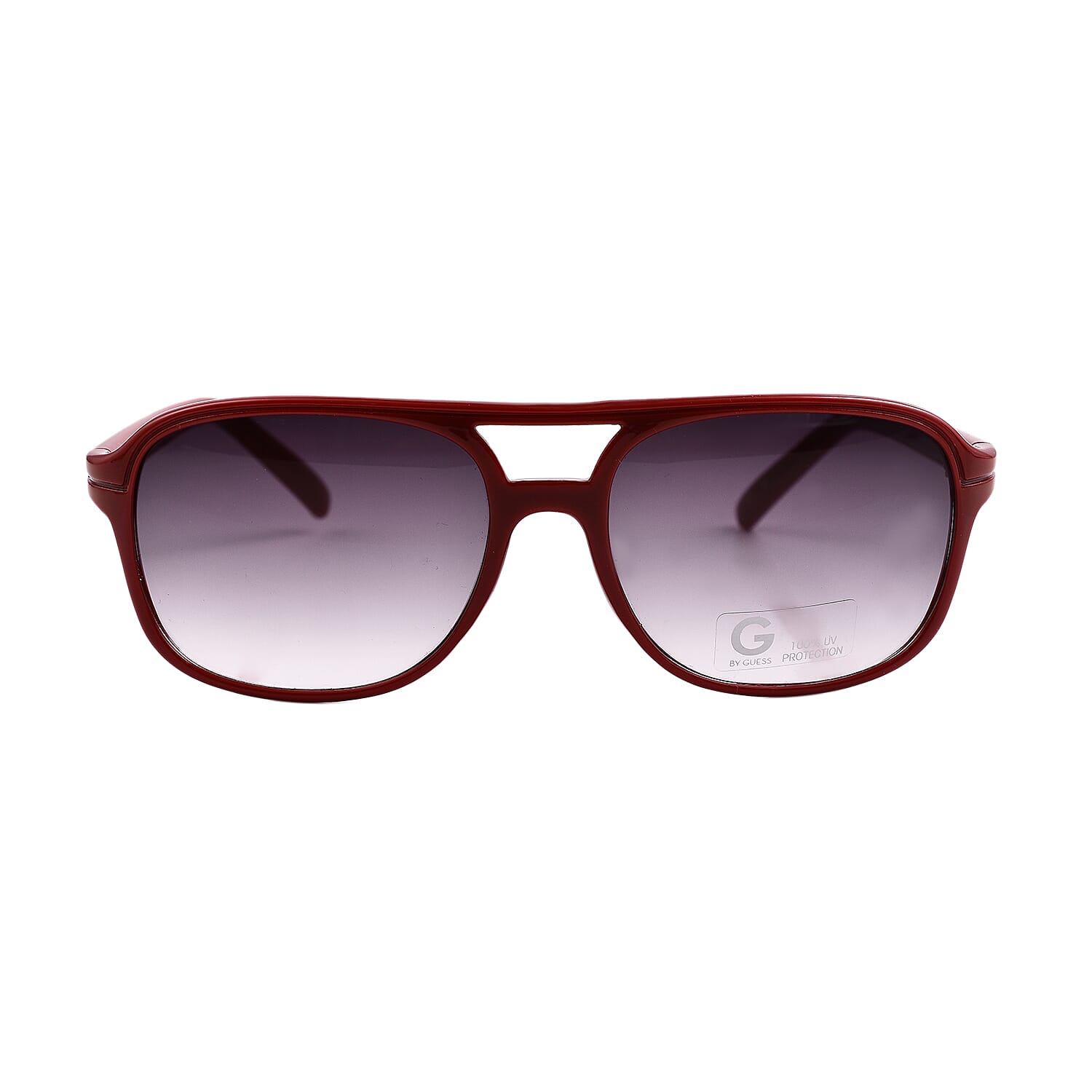 Guess Unisex Rectangular Sunglasses - Red