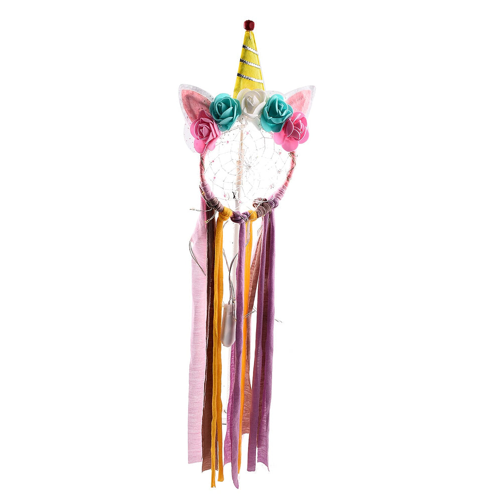 One Time Close Out Deal- Hanging Unicorn LED Dream Catcher