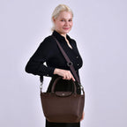 One Time Closeout- Designer Inspired Tote Bag (Size 38x15x24 cm) - Brown
