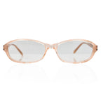 One Time Closeout - Limited Edition Crystal Studded Pierre Cardin Reading Glasses - (Power - 2.5) - Peach