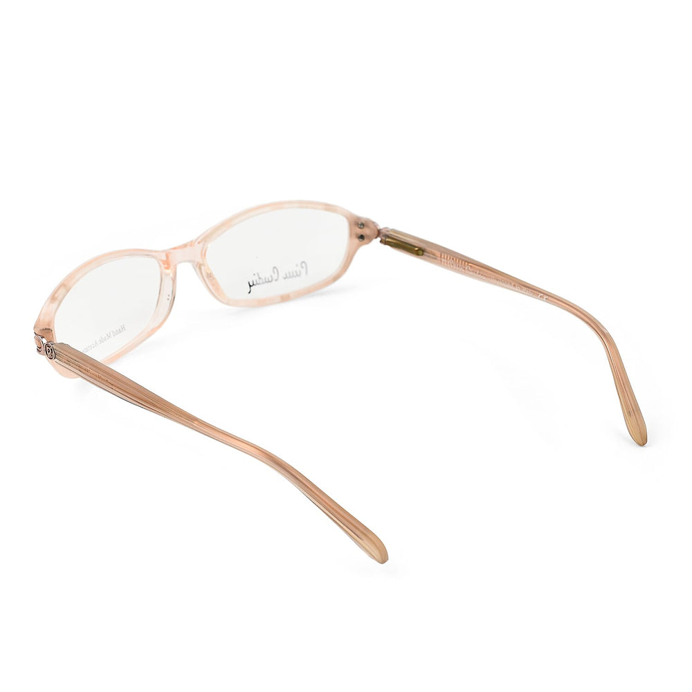One Time Closeout - Limited Edition Crystal Studded Pierre Cardin Reading Glasses - (Power - 2.5) - Peach