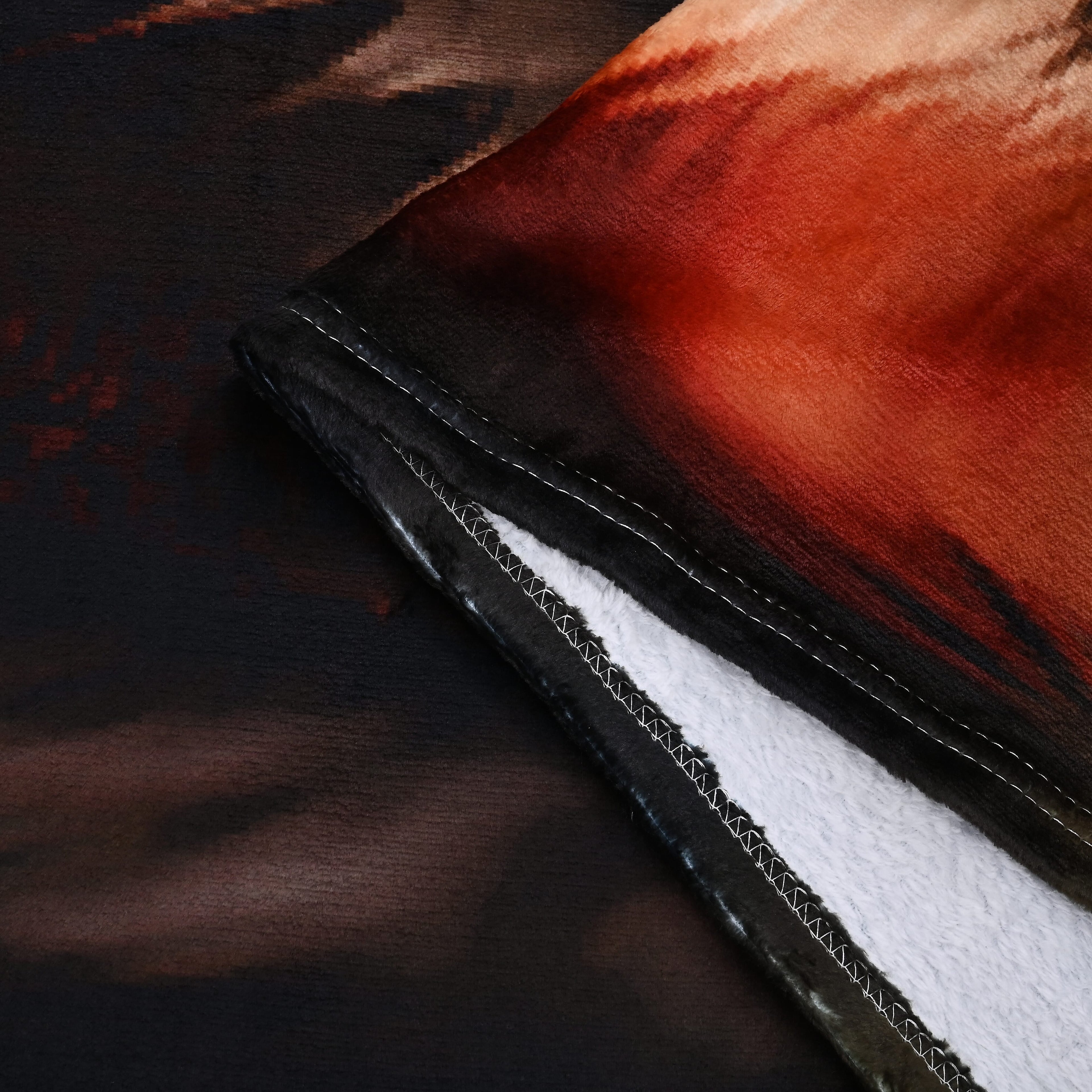 One Time Deal - Ultra-SoftHush Haven Wolf Digital Print Flannel Cozy Blanket (150x200 cm)