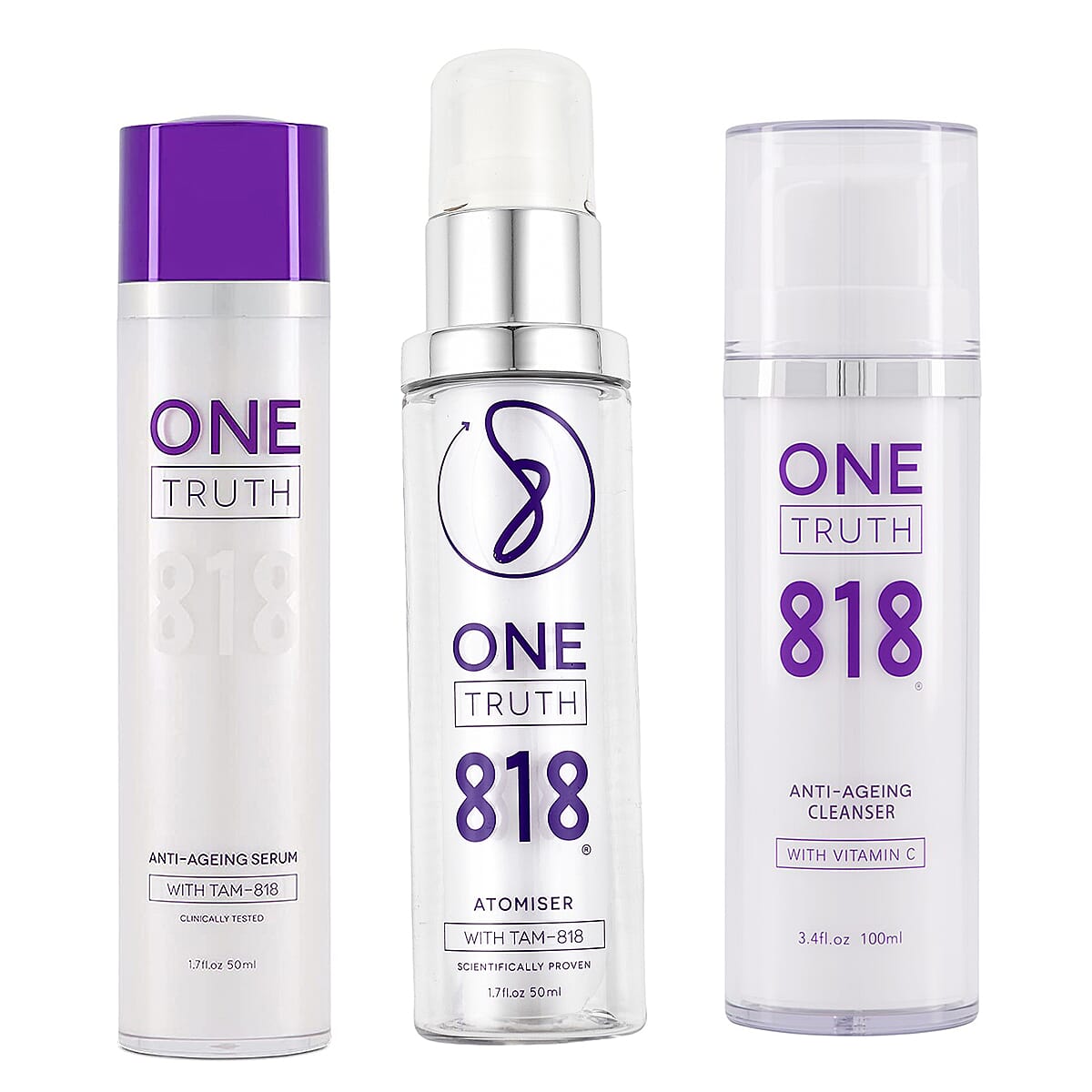 One Truth 818 Serum with Atomizer  and Vitamin C Cleanser