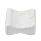 Orthopaedic Leg Pillow with Gel Infused (Size 25x20x15 cm) - White