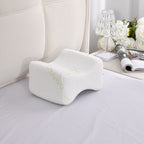 Orthopaedic Leg Pillow with Gel Infused (Size 25x20x15 cm) - White