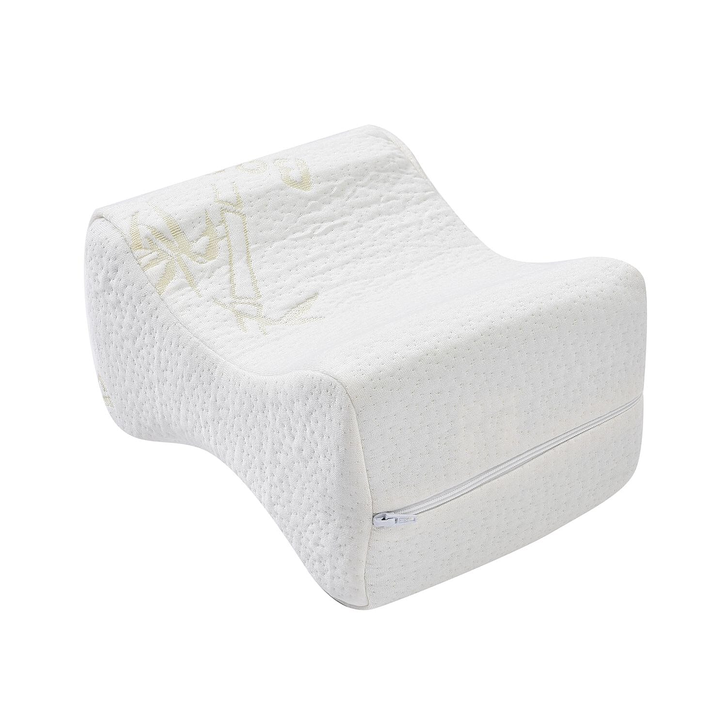 Orthopaedic Leg Pillow with Gel Infused (Size 25x20x15 cm) - White