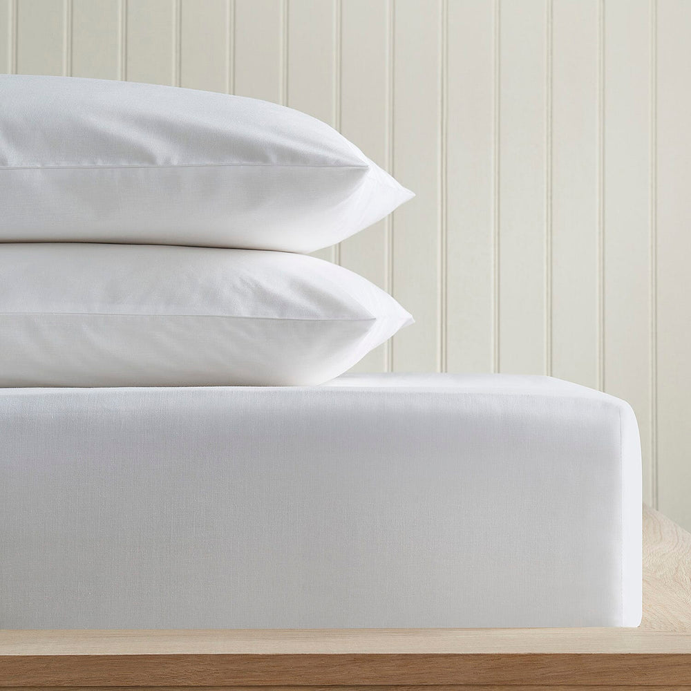 Copenhagen Oslo Fitted Sheet (Size King) - White
