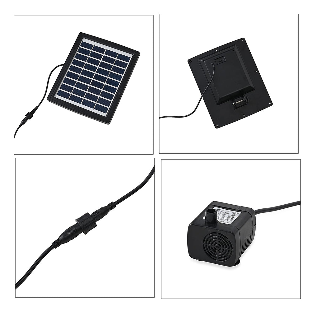 Solar LED Light Garden Fountain, Lion Head Cascade 3 Levels (Size 32x55 cm)