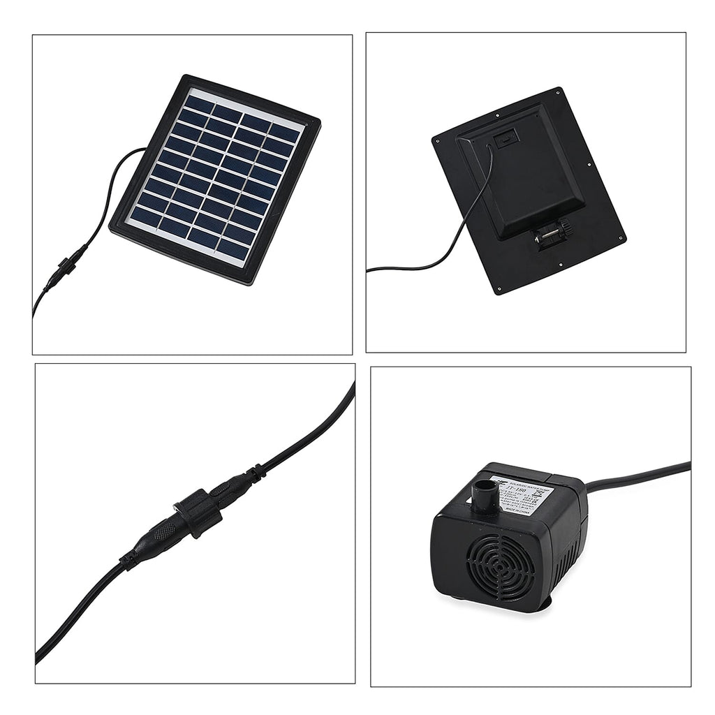 Solar LED Light Garden Fountain, Lion Head Cascade 3 Levels (Size 32x55 cm)