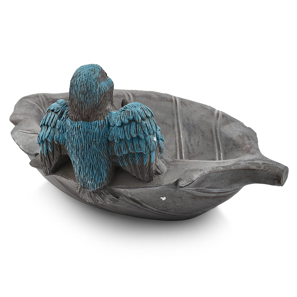 Outdoor Garden Bird Family Birdfeeder - Blue