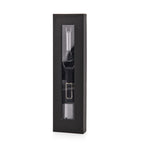 2-in-1 Bottle Opener - Electronic Lighter with Display - Silver