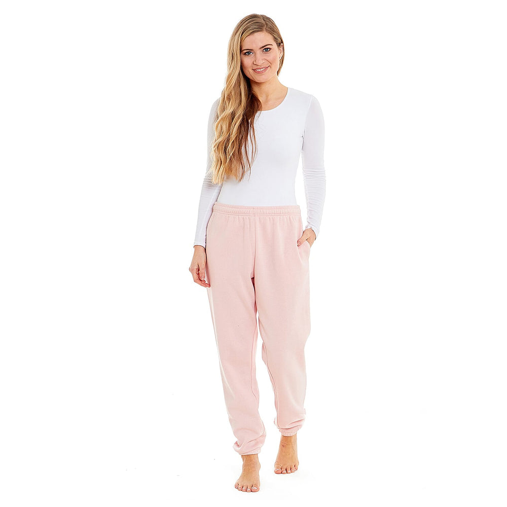 Ladies Cuffed Hem Jogger (Size 16-18) - Blush