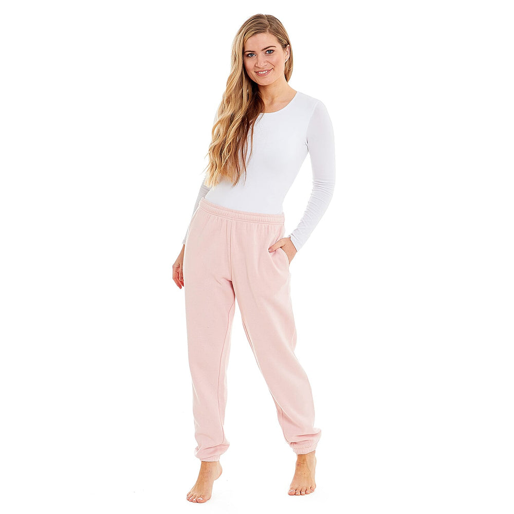 Ladies Cuffed Hem Jogger (Size 8-10) - Blush