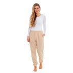 Ladies Cuffed Hem Jogger (Size 8-10) - Nude