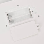 Solar Sensor Lamp with 4 Bulbs (Battery 1200mAh) - Black