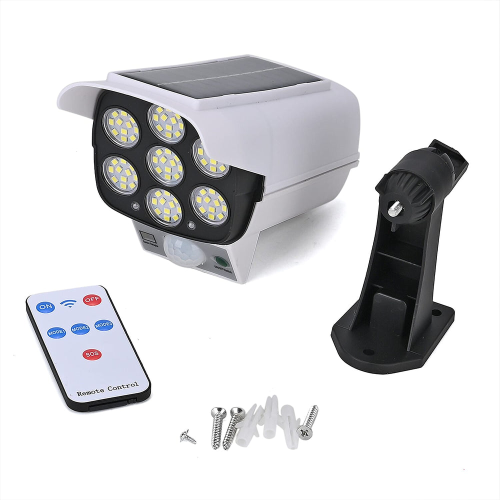 Mega Clearance Offer - Dummy Security Camera and Solar Light - White