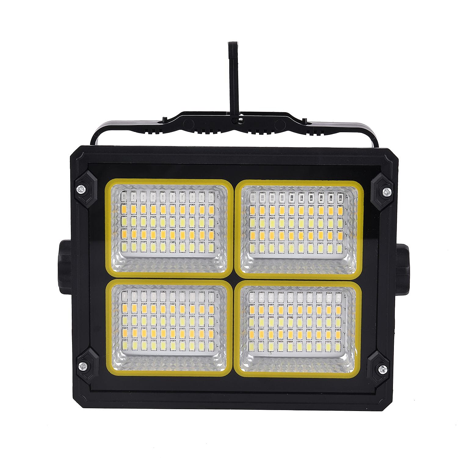 Multifunctional Rechargeable 500W Work Light With 360 Degree Handle and Waterproof Level Support (Battery - 3.7V 12000MAH) - Black
