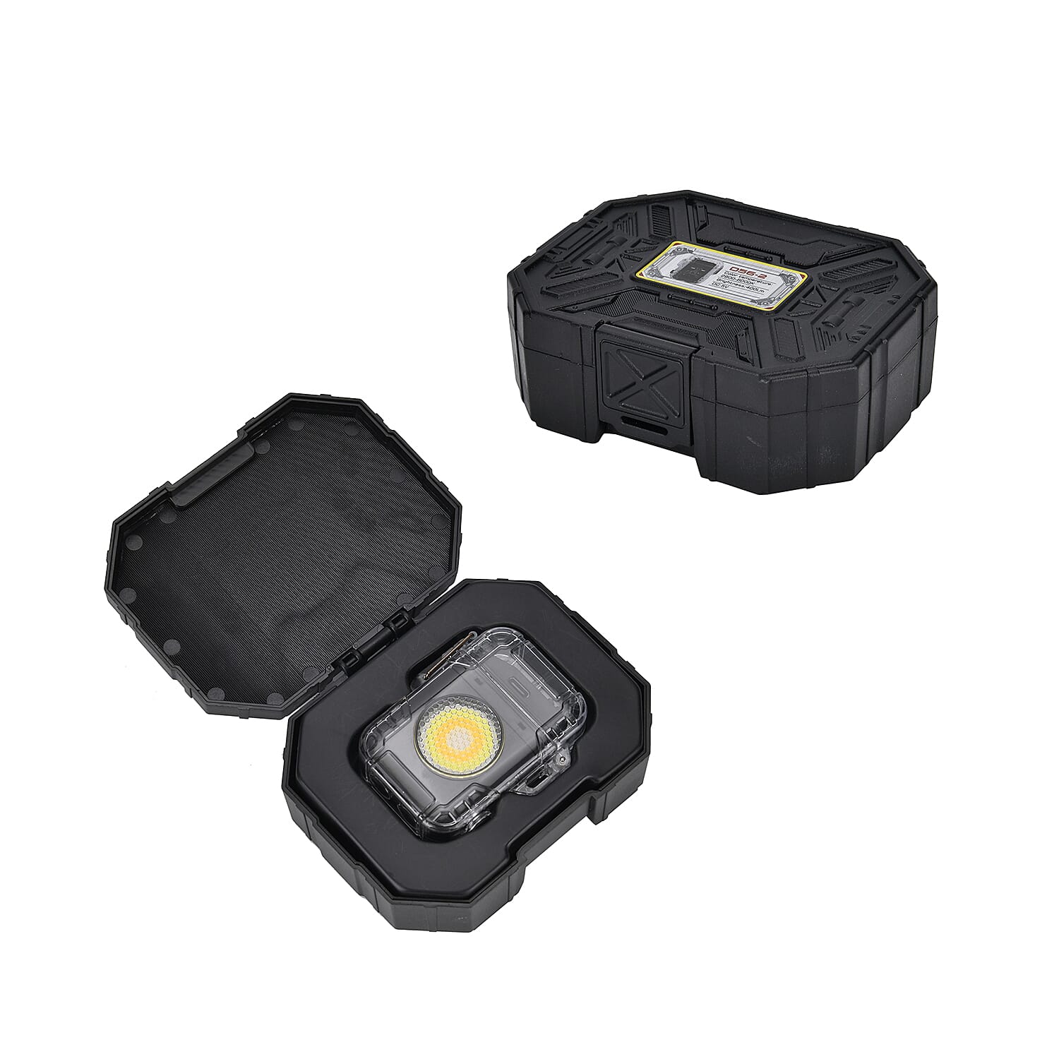 ARC IGNITION Portable - Rechargeable COB Lamp with Storage Box (400 mAh Battery) - Black
